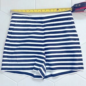 Jcrew Blue and White Stripped 3” Short